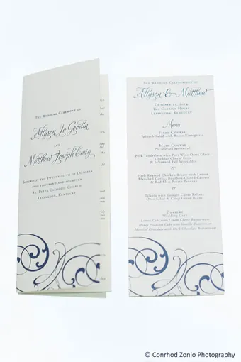 Wedding place setting styled by Great Expectations KY