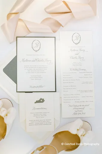 Wedding linen and tabletop styling styled by Great Expectations KY