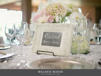 Wedding table detail styled by Great Expectations KY