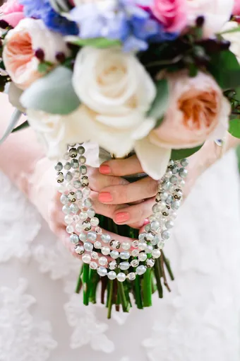 A bridal bouquet designed by Great Expectations KY