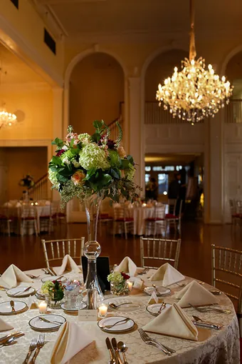 Floral installation designed by Great Expectations KY