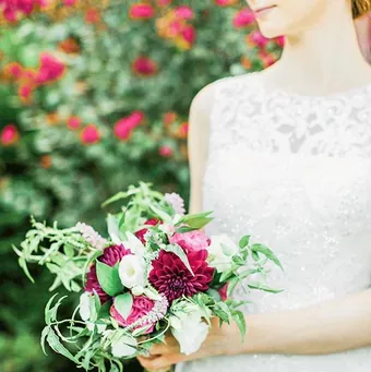 Bridesmaid bouquet designed by Great Expectations KY